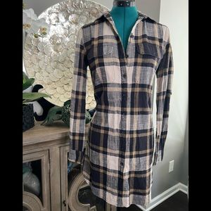 LOFT Ann Taylor Flannel shirt dress